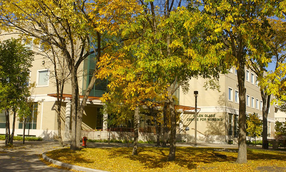 College of Nursing building at Fort Garry campus.