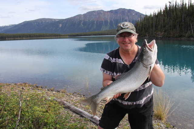 Donna Scott fishing