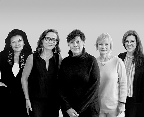 Melanie MacKinnon, Mélanie Morris, Patricia Birk, Joanne Embree and Tracie Afifi.