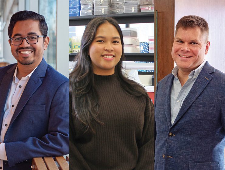 Profiles of Md. Abdul Aziz, Deanne Nixie Miao, and Barret Monchka.